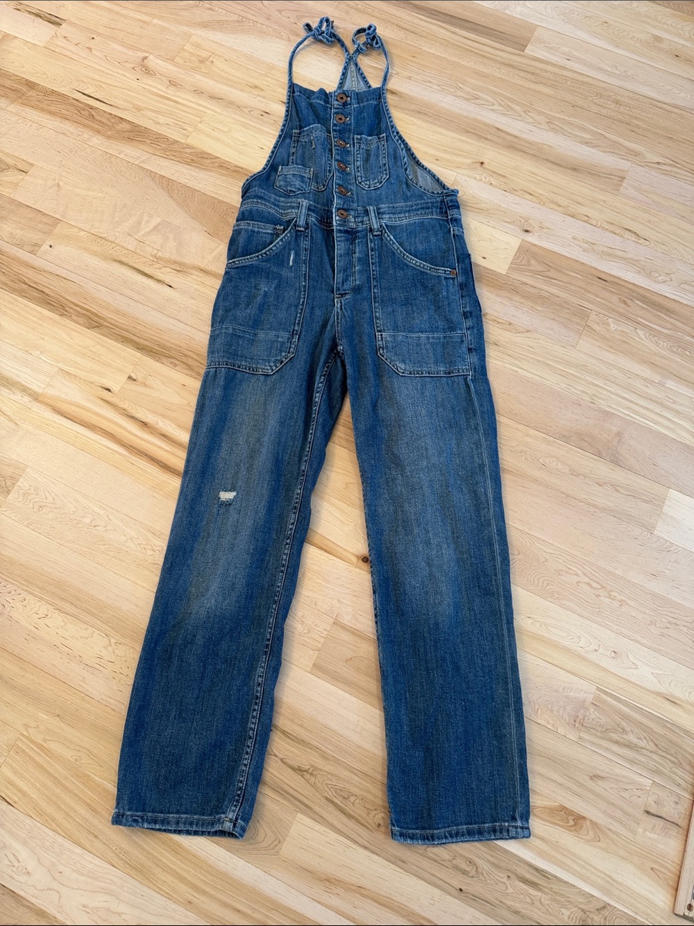 Pilcro Relaxed Denim Utility Overalls Anthropologie-Boho-25